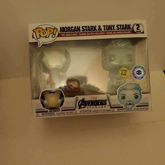 Morgan Stark & Tony Stark (GITD) 2 pack - Picture 3 of 3